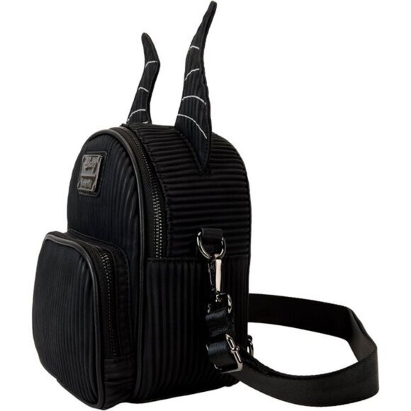 🆕Loungefly Disney Villains Malificent Convertible Mini Backpack - Picture 3 of 6
